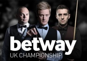 Lo UK snooker Championship di Betway