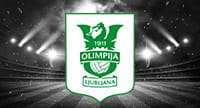 Lo stemma dell'Olimpija Lubiana