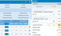 La scelta della tipologia di giocata con AdmiralBet