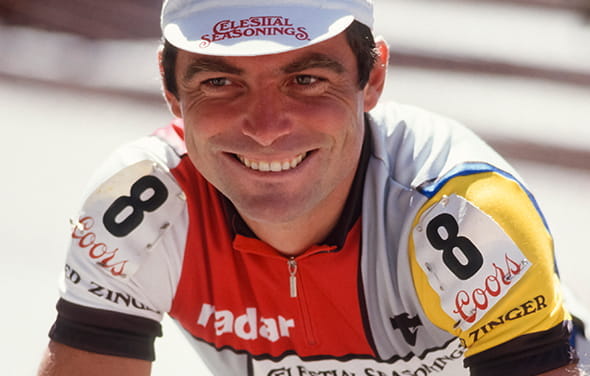 Primo piano di Bernard Hinault