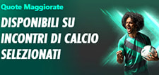 Le quote maggiorate di bet365