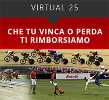 La promozione Betclic Virtual 25