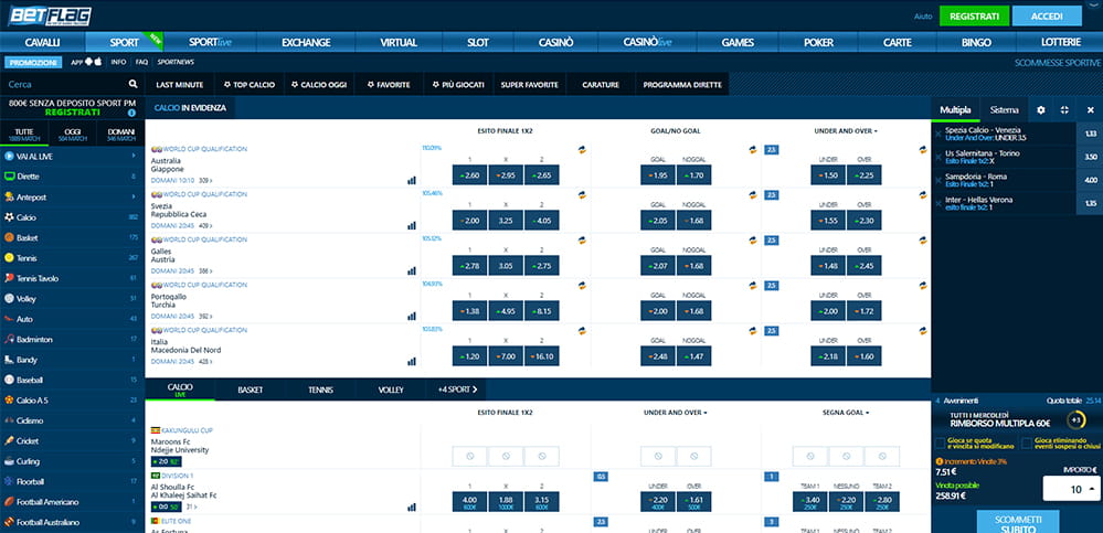 BetFlag - recensione 2024: guida e info su scommesse e quote