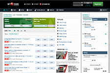 Un'immagine della home page di BetStars