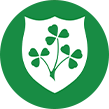 La bandiera dell'Irlanda di rugby