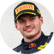 Un'immagine del pilota olandese Max Verstappen
