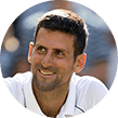 Primo piano Novak Djokovic
