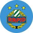 Lo stemma del Rapid Vienna