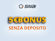 Bonus senza deposito alla verifica dei documenti SNAI