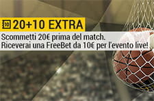 La Promozione 20+10 extra di bwin