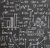 Lavagna con vari dati e formule