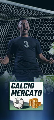 Un giocatore di calcio e delle banconote