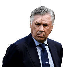 L'allenatore di calcio Carlo Ancelotti