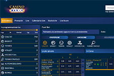 Un'immagine della home page di CasinoMania