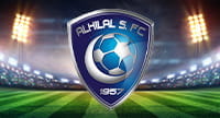 Lo stemma della squadra di calcio dell’Al-Hilal