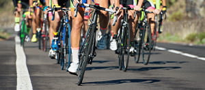 Ciclisti in azione