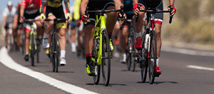 Ciclisti in azione