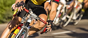 Ciclisti in azione