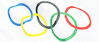I 5 cerchi delle Olimpiadi