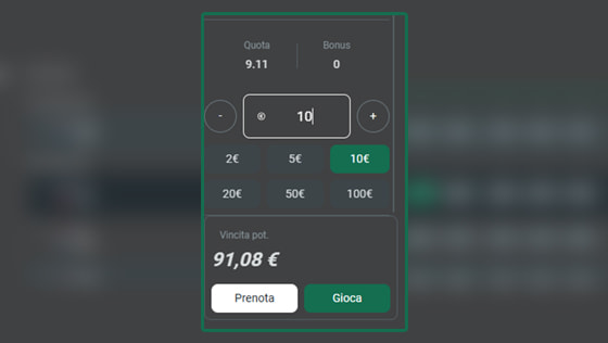 La selezione delle quote su Gekobet