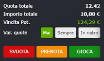 La conferma di una scomessa su NetBet