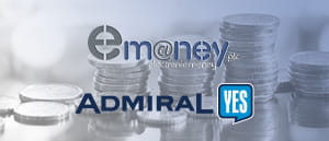 I loghi di Emoney e di AdmiralYES