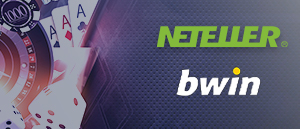 I loghi di Neteller e di bwin.