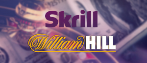 I loghi di Skrill e di William Hill.