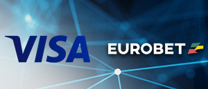 I loghi di Visa e di Eurobet