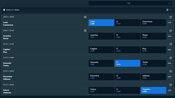 selezione delle quote