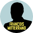 Un’immagine rielaborata di François Mitterand