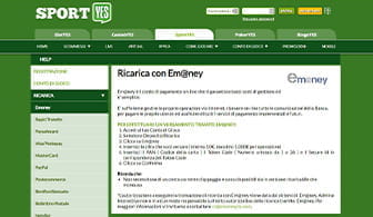 La ricarica di un conto di gioco online con Emoney