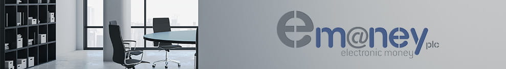 Un ufficio e il logo di Emoney