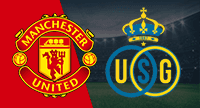Lo stemma del Manchester United e dell'Union SG