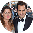 Roger Federer e la moglie Mirka