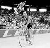 Il ciclista Fiorenzo Magni