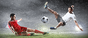 Calciatori in azione