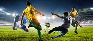 Calciatori in azione