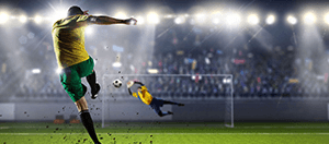Calciatori in azione durante la partita