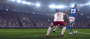 Calciatori in azione