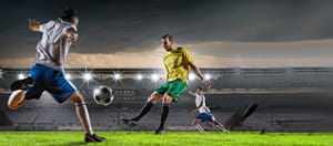 Calciatori in azione