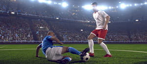 Calciatori in azione