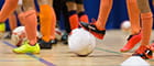 Giocatori di futsal in azione