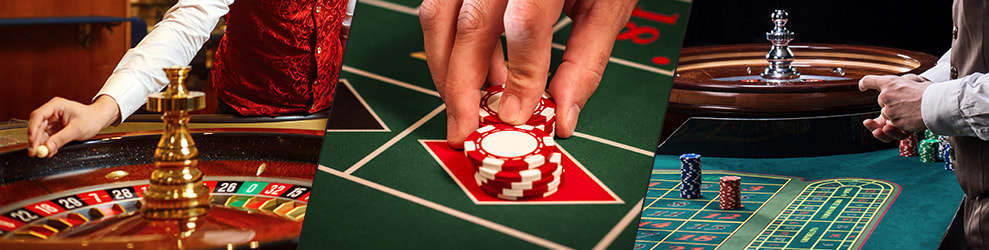 Dettagli di tavoli di roulette