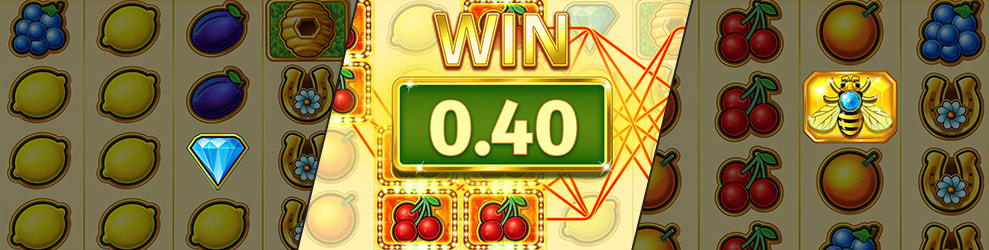 Esempio di vincita a una slot machine