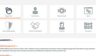 Il form per effettuare un deposito tramite HiPay su un conto scommesse