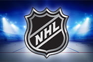 Il logo della NHL di hockey su ghiaccio