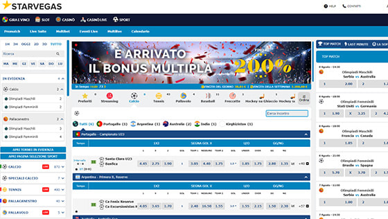 Home page sport StarVegas