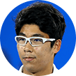 Hyeon Chung durante un match dell'Australian Open 2018