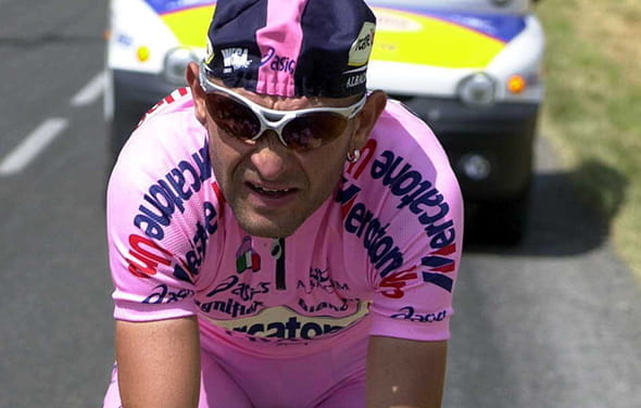 Marco Pantani in azione